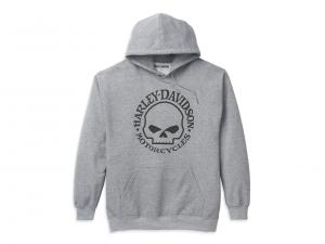 Pullover "Skull Graphic Hoodie Grey" 99123-22VM