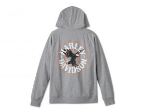 Pullover "Spirit of Freedom Reversible Hoodie Grey & Java"_1