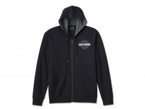 Pullover "Spirit of Freedom Zip-Up Hoodie Black" 96523-24VM