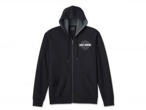 Pullover "Spirit of Freedom Zip-Up Hoodie Black" 96523-24VM