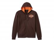 Pullover "Spirit of Freedom Zip-Up Hoodie Brown" 96524-24VM