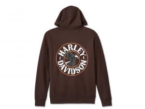 Pullover "Spirit of Freedom Zip-Up Hoodie Brown"_1