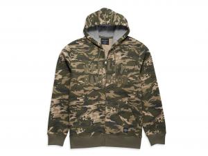 Men's Staple Camo Zip-Up Hoodie 96034-23VM