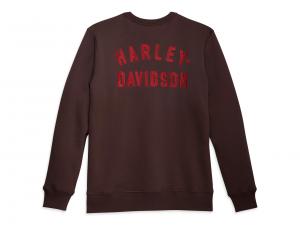 Pullover "Staple Embroidered Sweatshirt Brown"_1