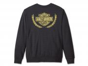 Pullover "Trophy Bar & Shield Crew Neck Sweatshirt Black"_1
