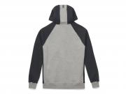 Pullover "Willie G" Skull Colorblock Zip-Up Hoodie"_1