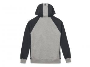Pullover "Willie G" Skull Colorblock Zip-Up Hoodie"_1