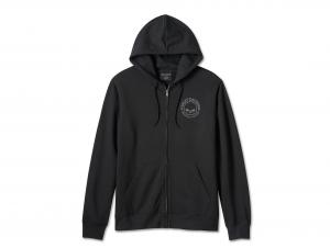 Men's Willie G Skull Zip-Up Hoodie 99068-24VM