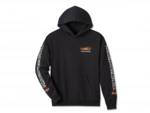 Pullover "Willie G Winged Wheel Hoodie Black" 96792-24VX