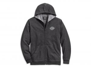 WINGED LOGO ZIP-FRONT HOODIE 96158-20VM