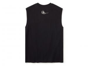 Muskel-Shirt "Willie G Circle Skull Sketch Art Muscle"_1