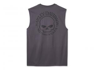 Muskelshirt "Willie G Skull Dark Grey"_1