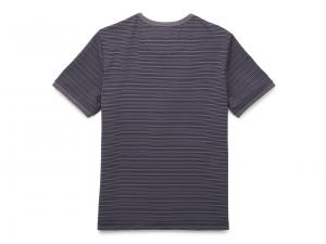 Polo-Shirt "Willie G" Skull Striped Henley"_1