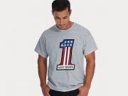 T-Shirt "#1 Race Graphic Grey"_2