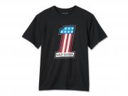 Men's #1 Racing Tee Black 99071-24VM