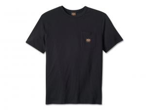 Men's 120th Anniversary Pocket Tee Black 96566-23VM