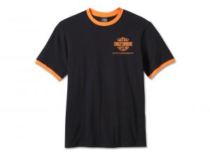 Men's 120th Anniversary Ringer Tee Black 96834-23VM