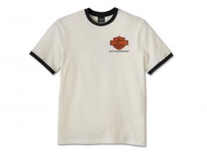 Men's 120th Anniversary Ringer Tee Cloud Dancer 97547-23VM
