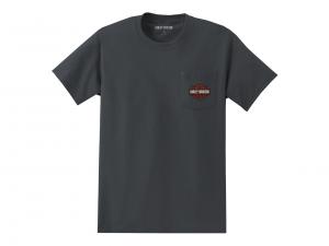 T-Shirt "B&S Pocket Blackened Pearl" 99059-22VM