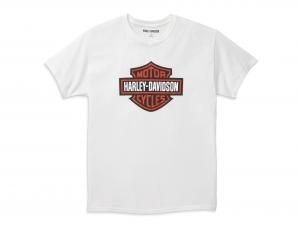 T-Shirt "Bar & Shield Graphic White" 99144-22VM