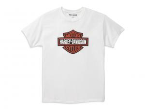 Men's Bar & Shield Graphic Tee White 99144-22VM