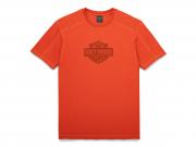 T-Shirt "Bar & Shield Performance Orange" 96307-22VM