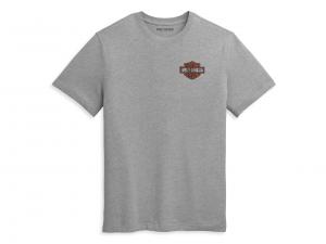 T-Shirt "Double Bar & Shield Logo" 96353-21VM