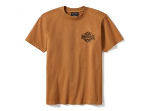 In the Wind Rider Sketch Art Short Sleeve Tee Brown 96275-25VX