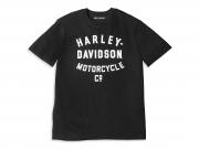 T-Shirt "Racer Font Motorcycle Co. Black" 96056-22VM