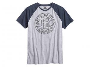 T-Shirt "RAGLAN SLEEVE GREY" 96633-17VM