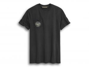 SKULL FLAGS POCKET TEE 96440-20VM