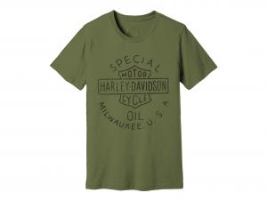 Men's Special Oil Tee Green 96340-22VM