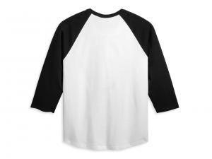 T-Shirt "Staple 3/4 Raglan - White"_1
