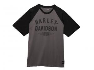 T-Shirt "Staple Winged Raglan - Dark Grey" 96336-23VM