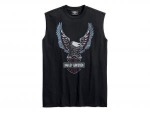 UPRIGHT EAGLE SLEEVELESS TEE 99267-19VM