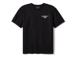 T-Shirt "Willie G Sketch Art Ringer Black" 96271-25VX