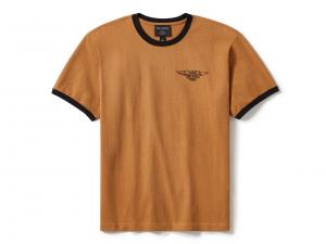 T-Shirt "Willie G Sketch Art Ringer Brown" 96272-25VX