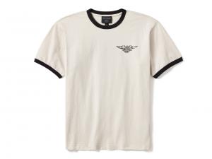 Willie G Sketch Art Ringer Tee Parchment 96273-25VX
