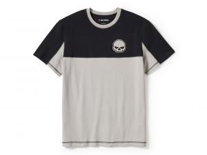 Willie G Skull Colorblock Short Sleeve Tee 99291-25VM