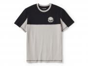 Willie G Skull Colorblock Short Sleeve Tee 99291-25VM