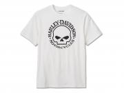 Men's Willie G Skull Tee White 99077-24VM