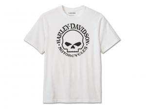 Men's Willie G Skull Tee White 99077-24VM