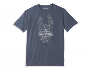 Men's Winged Bike Bar & Shield Graphic Tee 96173-22VM