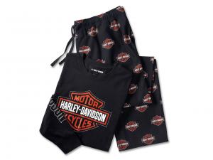 Pyjama-Set "Bar & Shield Long Sleeve" 96115-25VM