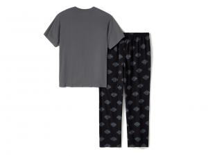 Pyjama-Set "Bar & Shield Pants"_1