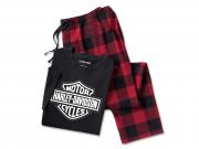 Men's Bar & Shield Short Sleeve Pajama Set 96113-25VM