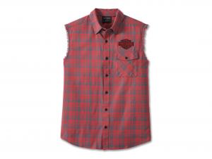 Men's Bar & Shield Plaid Blowout Red Plaid 96889-23VM