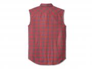 Hemd-Weste "Bar & Shield Plaid Blowout Red Plaid"_1