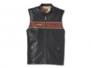 Men's 120th Anniversary Leather Vest 97036-23VM