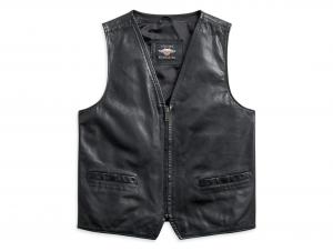 LEATHER VEST BLANK 97010-21VM